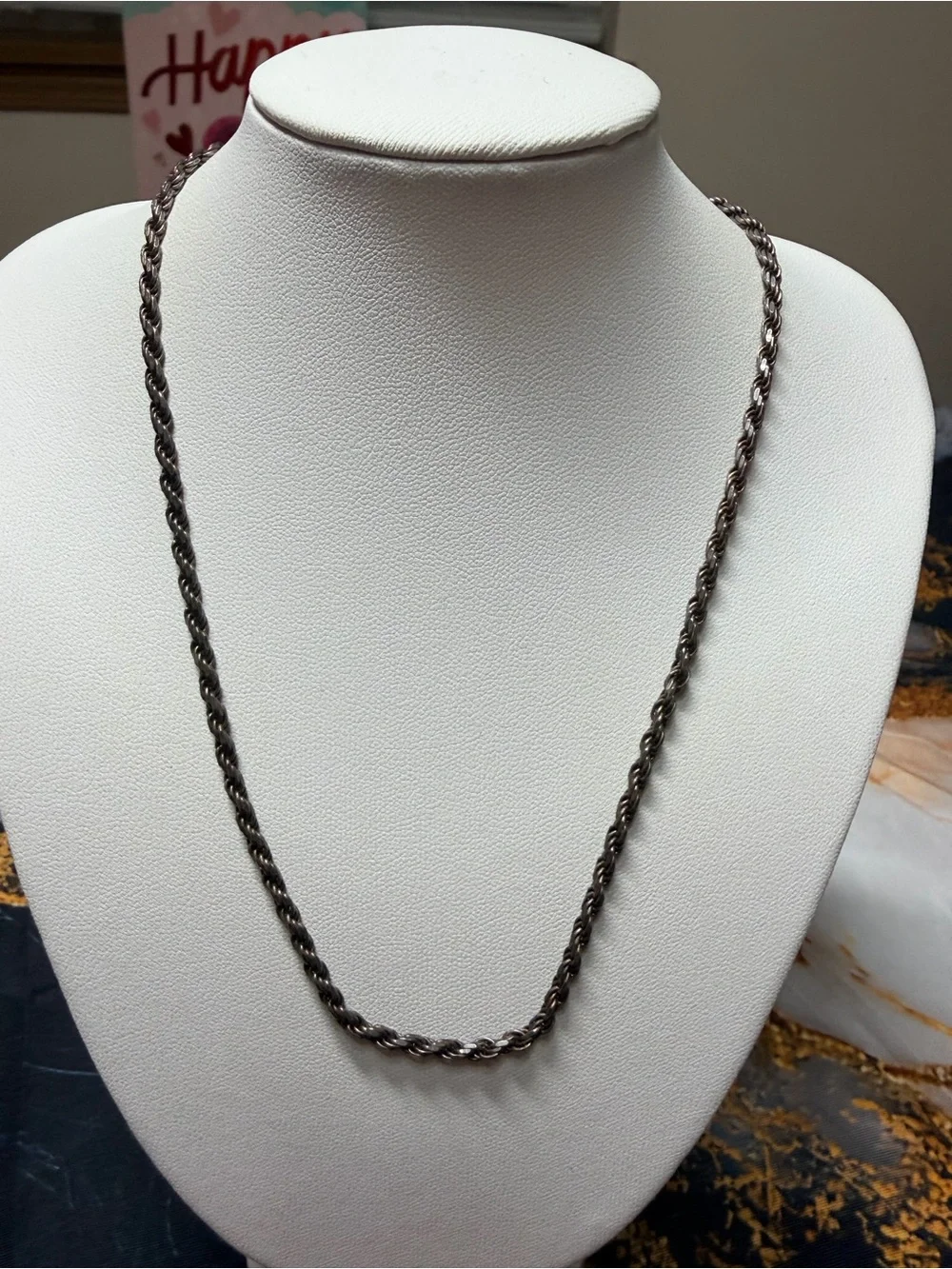 Vintage Sterling Silver Italy necklace
